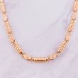 Cadena Rustica Barril Tornillo 17.55g / 65cm / 5mm Oro Rosa 18K