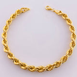 Pulso Lazo 5.3g / 20cm / 5.6mm Oro Amarillo 18K
