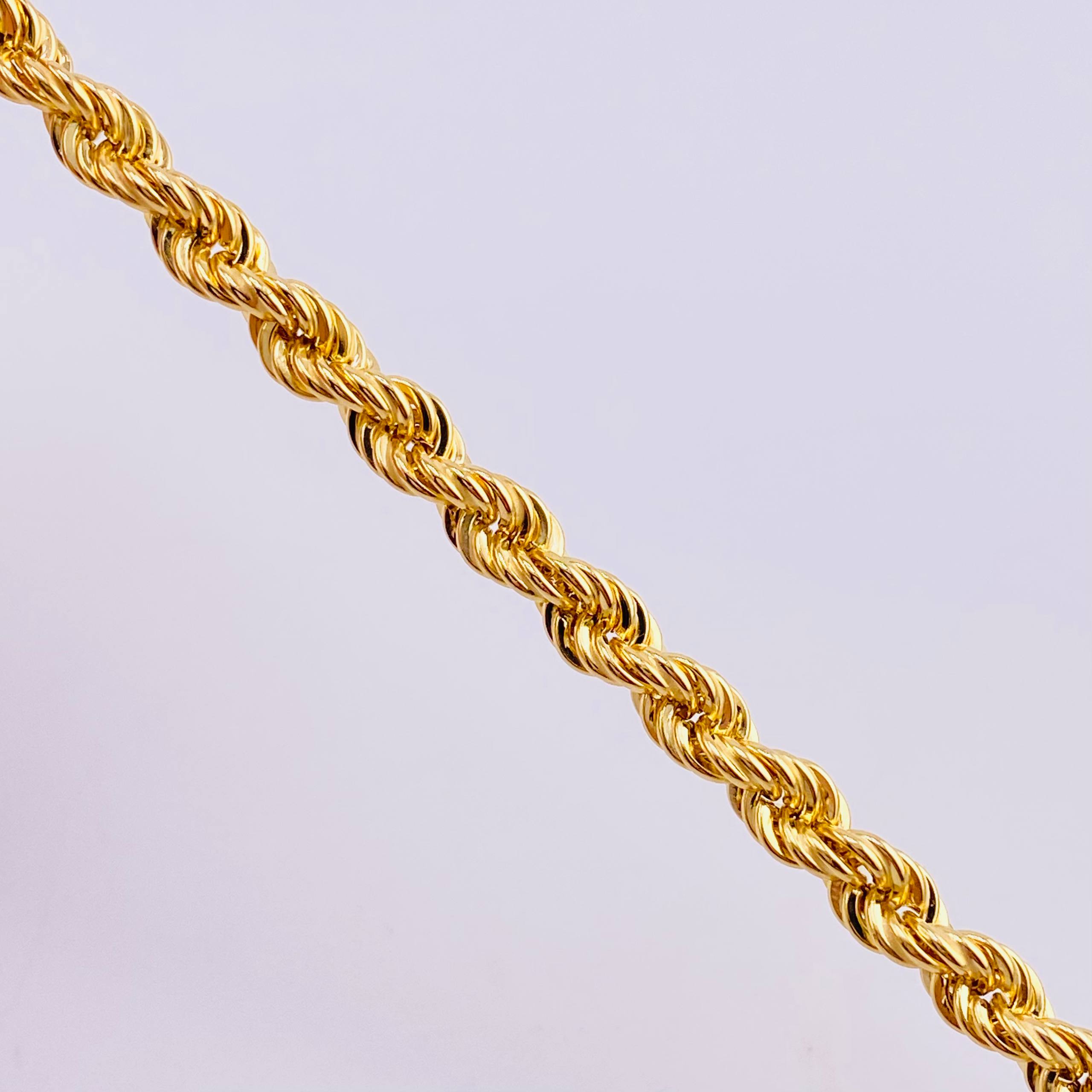 Pulso Lazo 5.3g / 20cm / 5.6mm Oro Amarillo 18K