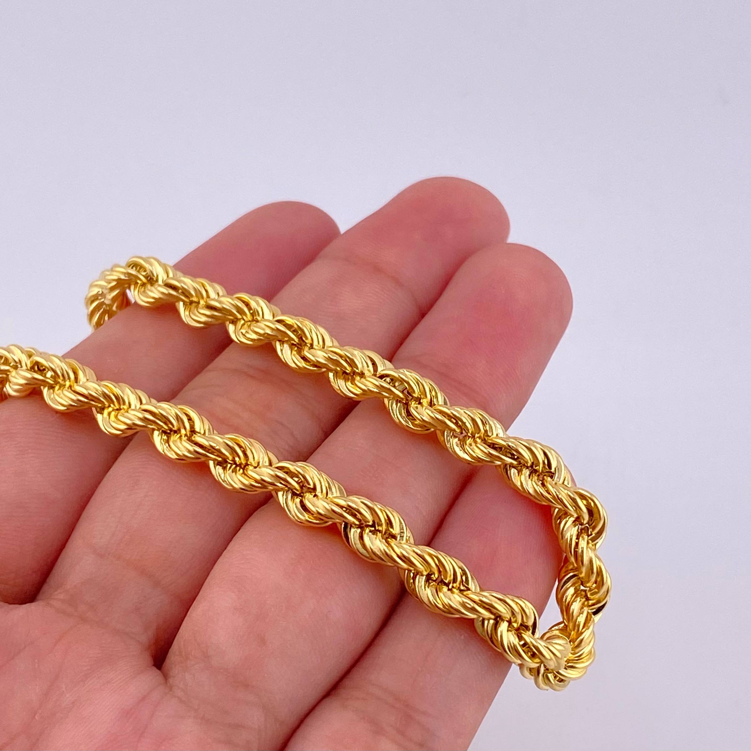 Pulso Lazo 5.35g / 20cm / 5.5mm Oro Amarillo 18K