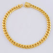 Pulso Cubano 18.25g / 18.7cm / 5mm Oro Amarillo 18K