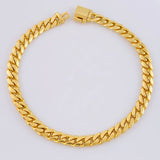 Pulso Cubano 18.25g / 18.7cm / 5mm Oro Amarillo 18K