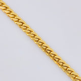 Pulso Cubano 18.25g / 18.7cm / 5mm Oro Amarillo 18K