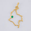 Dije Dije Colombia 1g / 2.9cm Oro Amarillo 18K