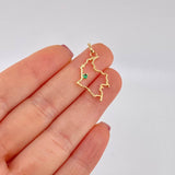 Dije Colombia 1.05g / 2.9cm Oro Amarillo 18K