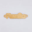 Herraje Familia 0.65g / 3cm Oro Amarillo 18K