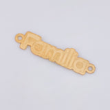 Herraje Familia 0.7g / 3cm Oro Amarillo 18K