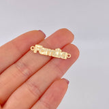 Herraje Familia 0.7g / 3cm Oro Amarillo 18K