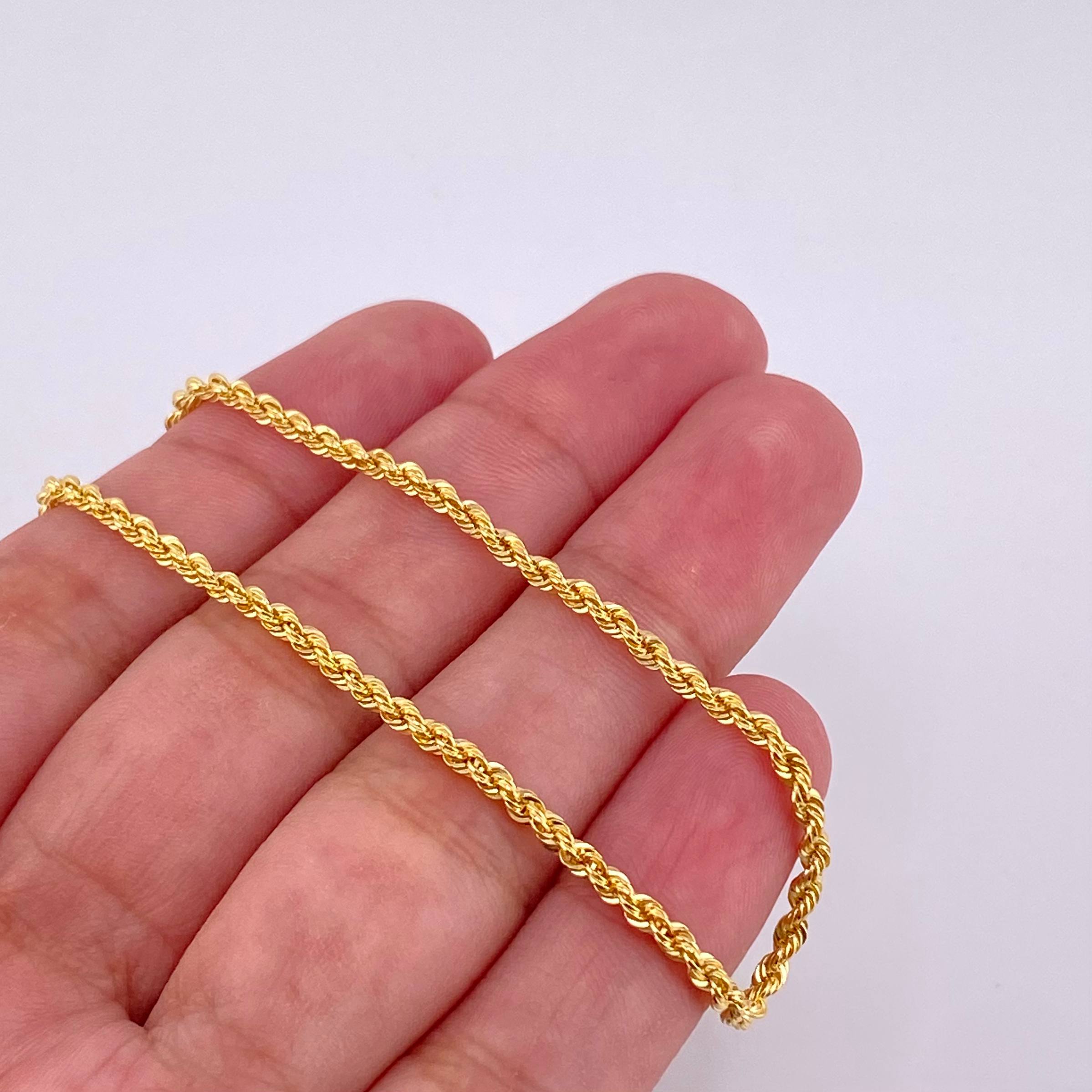 Pulso Lazo 2.85g / 19.5cm / 3.3mm Oro Amarillo 18K
