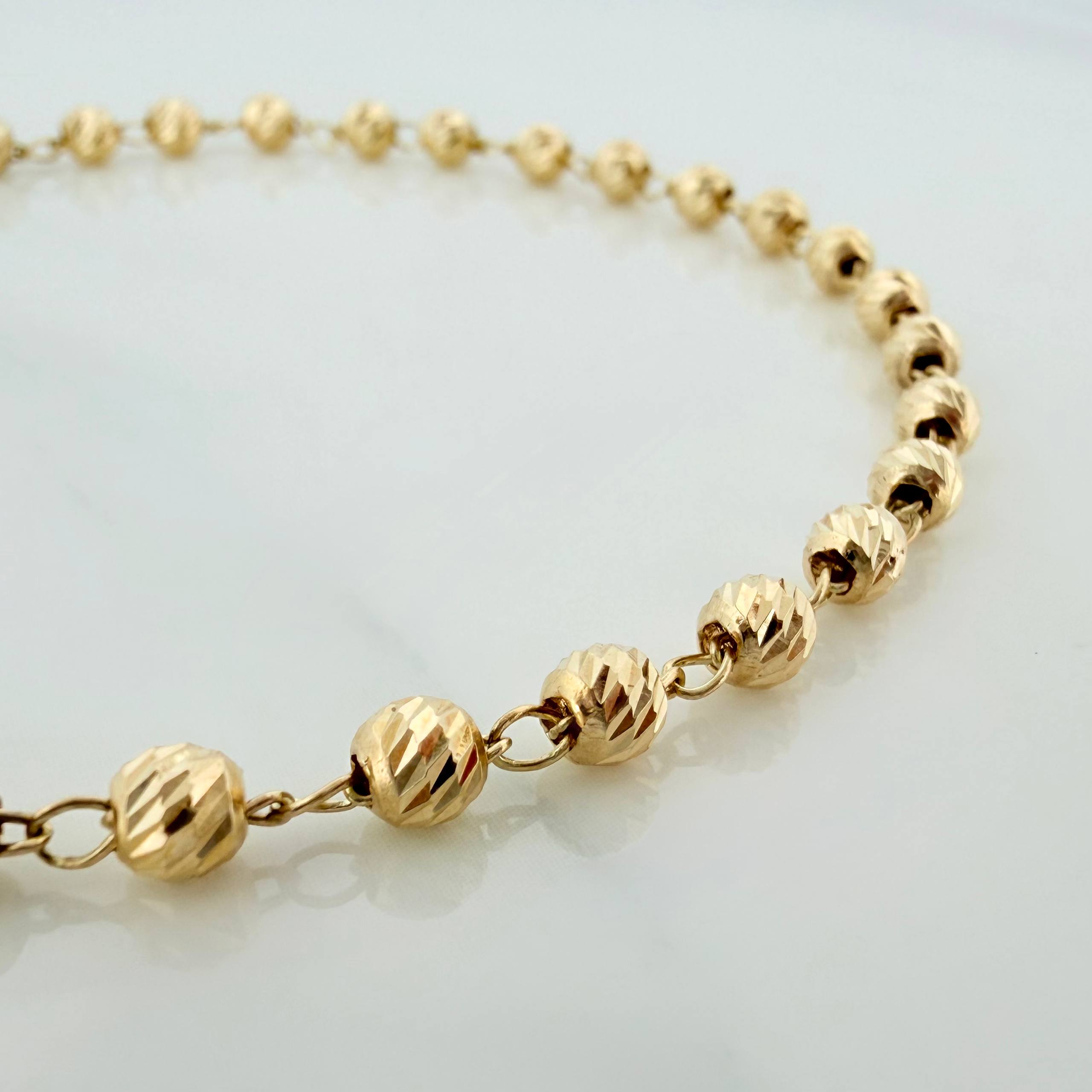 Pulso Militar 3.15g / 19cm / 4mm Oro Amarillo 18K