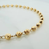 Pulso Militar 3.15g / 19cm / 4mm Oro Amarillo 18K