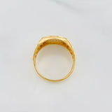 Anillo Corona 6.95g / T9 1/2 Dos Oros Amarillo Blanco 18K