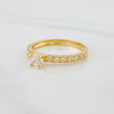 Anillo Solitario churumbela 2.05g / T6 1/2 Oro Amarillo 18K