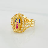 Anillo Virgen Guadalupe 3.25g / T5 3/4 Oro Amarillo 18K