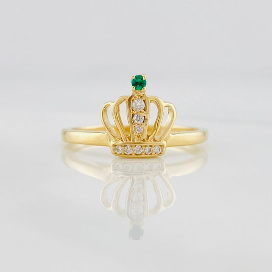 Anillo Corona 1.85g / T6 Oro Amarillo 18K