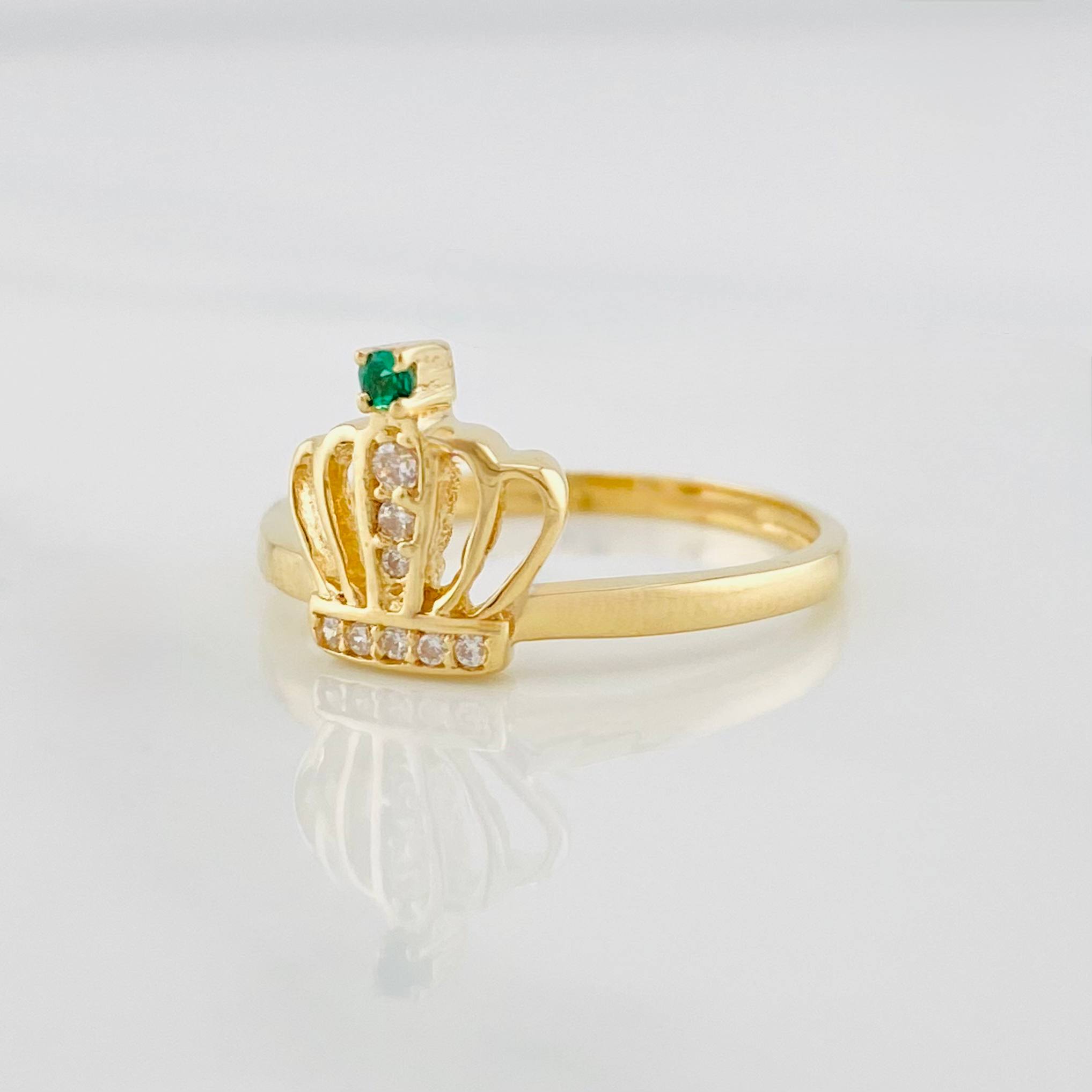 Anillo Corona 1.85g / T6 Oro Amarillo 18K
