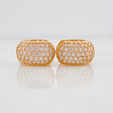Candongas Berlin 4.65g / 1cm Oro Rosa 18K
