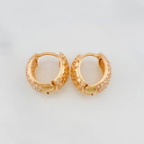 Candongas Berlin 4.65g / 1cm Oro Rosa 18K
