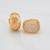 Candongas Berlin 4.65g / 1cm Oro Rosa 18K