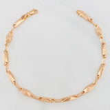 Pulso Eslabon 4g / 20.5cm / 3.72mm Oro Rosa 18K