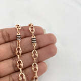 Pulso Barril tornillo 5g / 21cm / 6.3mm Oro Rosa 18K