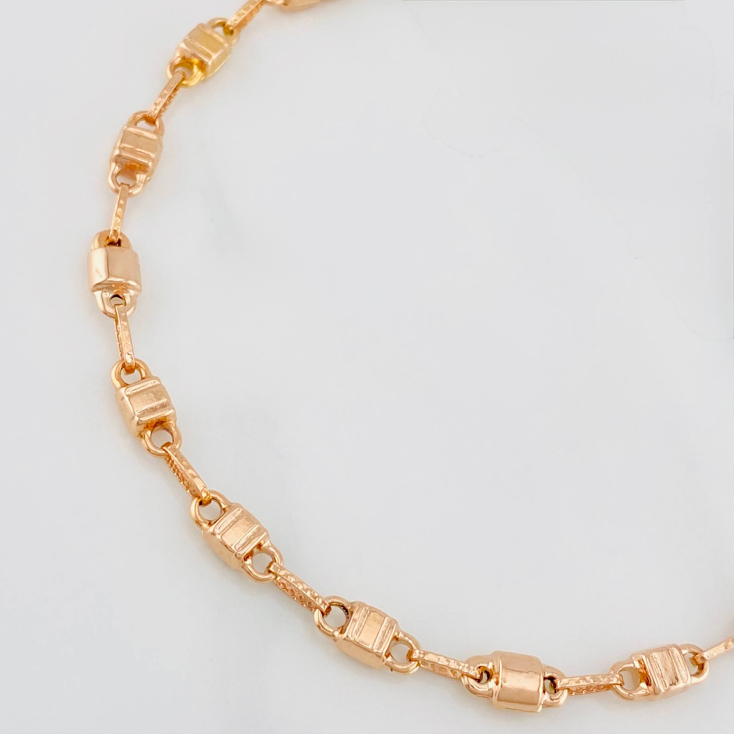 Pulso Candando boya 4.85g / 20.5cm / 4.24mm Oro Rosa 18K