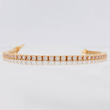 Pulso Tennis 14.65g / 16cm / 2.86mm Oro Rosa 18K