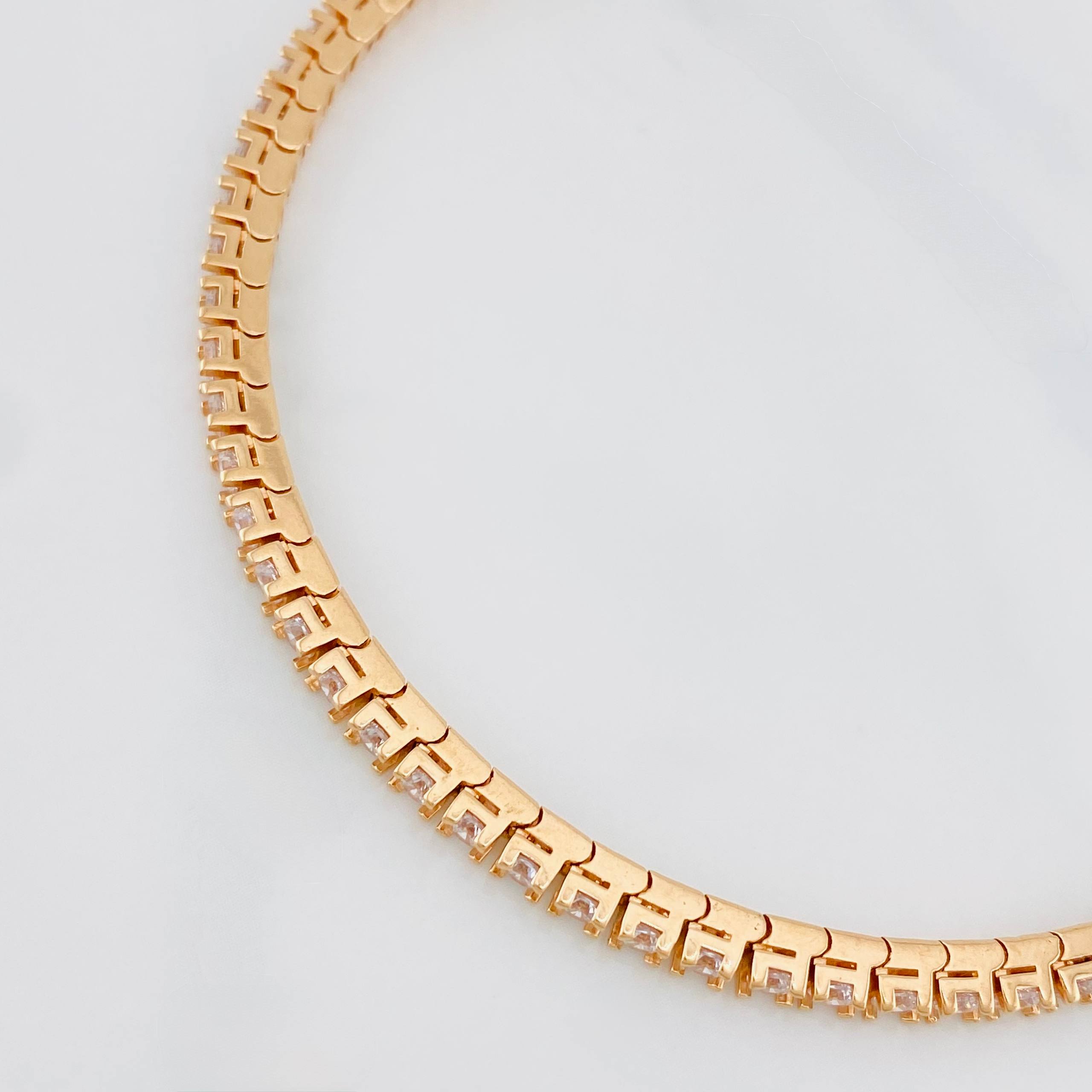 Pulso Tennis 14.65g / 16cm / 2.86mm Oro Rosa 18K