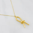 Cadena Aro seguido moño 2.65g / 45cm-42cm / 1mm Oro Amarillo 18K