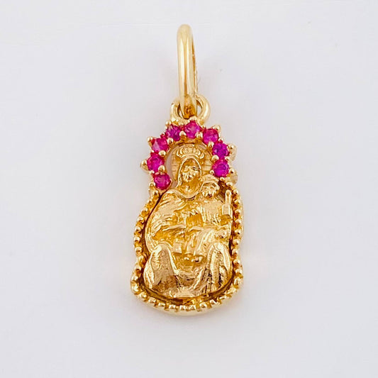 Dije Virgen Del Carmen 1.15gr / 1.8cm / Oro Amarillo 18K ©