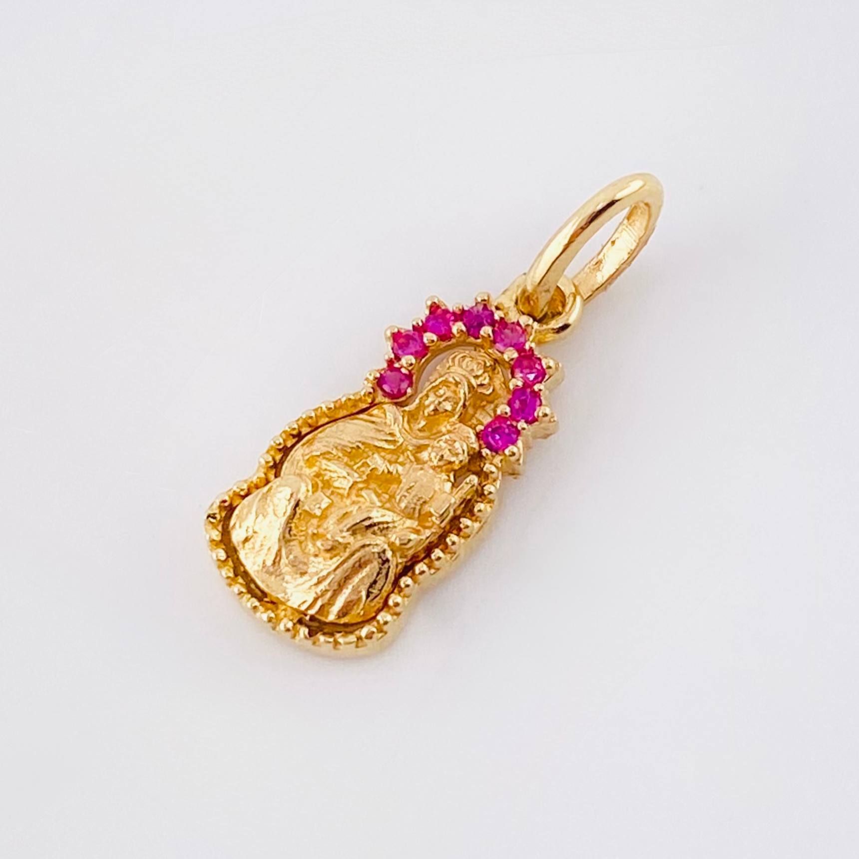 Dije Virgen Del Carmen 1.15gr / 1.8cm / Oro Amarillo 18K ©