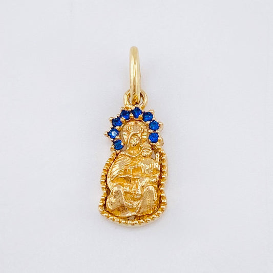Dije Virgen Del Carmen 1.1gr / 1.8cm / Oro Amarillo 18K ©