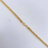 Cadena Franco 11.55gr / 59.9cm / 2.7mm Oro Amarillo +4 18K $