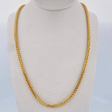 Cadena Franco 11.55gr / 59.6cm / 2.7mm Oro Amarillo +3 18K $
