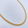 Cadena Cubana Reticulada 13gr / 59.8cm / 4.2mm Oro Amarillo +3 18K $