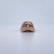 Dije Gorra AD 7.8gr / 3.6cm / Circones Azules Tres Oros 18K &