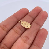 Dije Virgen Guadalupe 0.55gr / 2cm / Liso Oro Amarillo 18K $