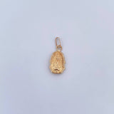 Dije Virgen Guadalupe 0.55gr / 2cm / Liso Oro Amarillo 18K $