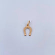 Dije Herradura 0.6gr / 1.7cm / Liso Oro Amarillo 18K $