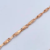Cadena Rustica Barril 13.05gr / 61.2cm / 3.8mm Oro Rosa 18K $