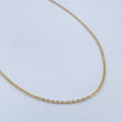 Cadena Aro Seguido 2.15gr / 46.2cm / 1.3mm Oro Amarillo 18K $