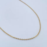 Cadena Aro Seguido 2.15gr / 46.7cm / 1.2mm Oro Amarillo 18K $