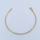Pulso Aro Seguido 1.5gr / 18.3cm / 2.3mm Oro Amarillo 18K $
