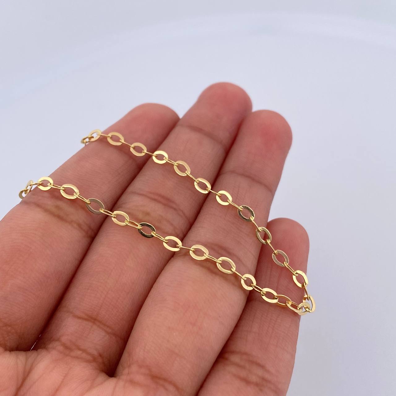 Pulso Aro Seguido 1.5gr / 18.3cm / 2.3mm Oro Amarillo 18K $