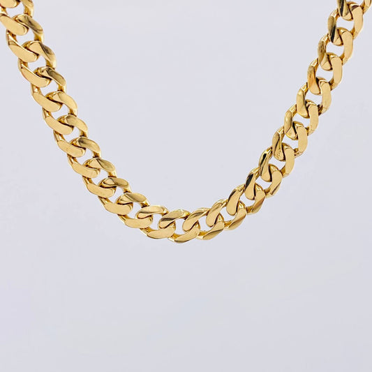 Cadena Cubana 24.95 g / 60.9 cm / 6 mm Oro Amarillo 18K
