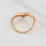 Anillo Tiara 2.3g / T7 Oro Rosa 18K