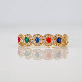 Anillo Churumbela Tupido 2.25g / T6 3/4 Oro Amarillo 18K