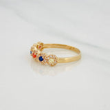 Anillo Churumbela Tupido 2.25g / T5 1/2 Oro Amarillo 18K