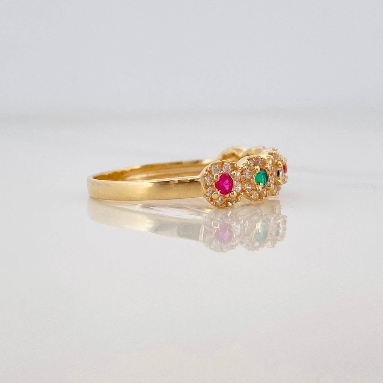 Anillo Churumbela Tupido 2.25g / T6 3/4 Oro Amarillo 18K