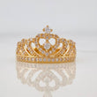 Anillo Tiara 3.4g / T7 Oro Amarillo 18K